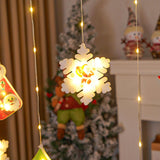 Maxbell Christmas String Lights Fairy Curtain Lights Waterproof for New Year Outdoor Colorful