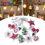Maxbell Christmas String Lights Fairy Curtain Lights Waterproof for New Year Outdoor Colorful