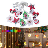 Maxbell Christmas String Lights Fairy Curtain Lights Waterproof for New Year Outdoor Colorful