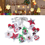 Maxbell Christmas String Lights Fairy Curtain Lights Waterproof for New Year Outdoor Colorful