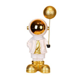 Maxbell Desktop Polyresin Astronaut Standing Figurine Home Ornament Gift Toys Decor White