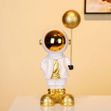 Maxbell Desktop Polyresin Astronaut Standing Figurine Home Ornament Gift Toys Decor White