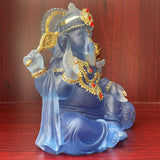 Maxbell Resin Sitting Buddha Statues Ornaments Gifts for Shop Bookshelf Fengshui