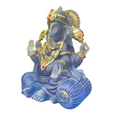 Maxbell Resin Sitting Buddha Statues Ornaments Gifts for Shop Bookshelf Fengshui