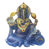 Maxbell Resin Sitting Buddha Statues Ornaments Gifts for Shop Bookshelf Fengshui