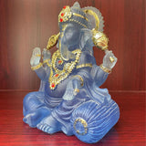 Maxbell Resin Sitting Buddha Statues Ornaments Gifts for Shop Bookshelf Fengshui
