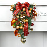 Maxbell Christmas Tree Wreath Decorative Ball Festival Wall Hanging Garland