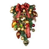 Maxbell Christmas Tree Wreath Decorative Ball Festival Wall Hanging Garland