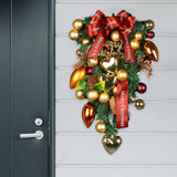 Maxbell Christmas Tree Wreath Decorative Ball Festival Wall Hanging Garland