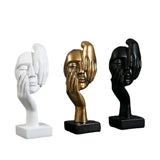 Maxbell European Style Thinker Statue Ornament Figurines Wedding Gift Home Decor White
