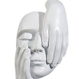 Maxbell European Style Thinker Statue Ornament Figurines Wedding Gift Home Decor White