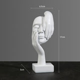 Maxbell European Style Thinker Statue Ornament Figurines Wedding Gift Home Decor White