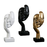 Maxbell European Style Thinker Statue Ornament Figurines Wedding Gift Home Decor White