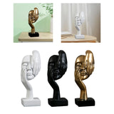 Maxbell European Style Thinker Statue Ornament Figurines Wedding Gift Home Decor White
