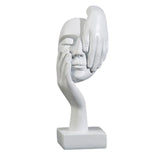 Maxbell European Style Thinker Statue Ornament Figurines Wedding Gift Home Decor White