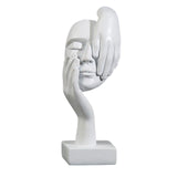 Maxbell European Style Thinker Statue Ornament Figurines Wedding Gift Home Decor White