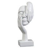 Maxbell European Style Thinker Statue Ornament Figurines Wedding Gift Home Decor White