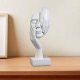 Maxbell European Style Thinker Statue Ornament Figurines Wedding Gift Home Decor White