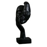 Maxbell European Style Thinker Statue Ornament Figurines Wedding Gift Home Decor Black