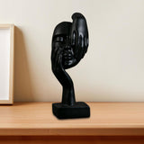 Maxbell European Style Thinker Statue Ornament Figurines Wedding Gift Home Decor Black