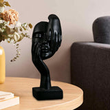 Maxbell European Style Thinker Statue Ornament Figurines Wedding Gift Home Decor Black