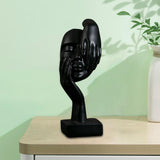 Maxbell European Style Thinker Statue Ornament Figurines Wedding Gift Home Decor Black