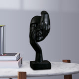 Maxbell European Style Thinker Statue Ornament Figurines Wedding Gift Home Decor Black