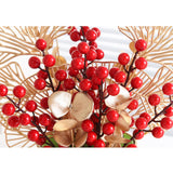 Maxbell Flower Basket Ornament Decoration Festival Harvest for Living Room StyleA