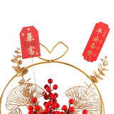 Maxbell Flower Basket Ornament Decoration Festival Harvest for Living Room StyleA