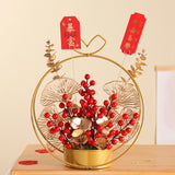 Maxbell Flower Basket Ornament Decoration Festival Harvest for Living Room StyleA