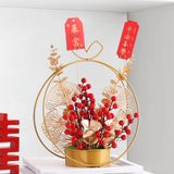 Maxbell Flower Basket Ornament Decoration Festival Harvest for Living Room StyleA