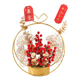 Maxbell Flower Basket Ornament Decoration Festival Harvest for Living Room StyleA