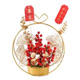 Maxbell Flower Basket Ornament Decoration Festival Harvest for Living Room StyleA