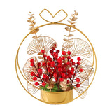 Maxbell Flower Basket Ornament Decoration Festival Harvest for Living Room StyleC