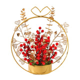 Maxbell Flower Basket Ornament Decoration Festival Harvest for Living Room StyleD