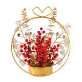 Maxbell Flower Basket Ornament Decoration Festival Harvest for Living Room StyleD