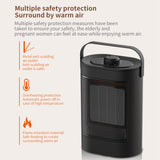 Maxbell Electric Portable Heater Fan Adjustable Thermostat for Room Desktop Home