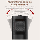 Maxbell Electric Portable Heater Fan Adjustable Thermostat for Room Desktop Home