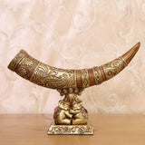 Maxbell Creative Simulation Elephant Art Decoration Birthday Gift for Table Sculpture A