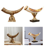 Maxbell Creative Simulation Elephant Art Decoration Birthday Gift for Table Sculpture A