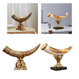 Maxbell Creative Simulation Elephant Art Decoration Birthday Gift for Table Sculpture A