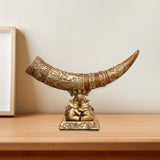 Maxbell Creative Simulation Elephant Art Decoration Birthday Gift for Table Sculpture A