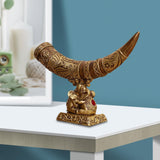 Maxbell Creative Simulation Elephant Art Decoration Birthday Gift for Table Sculpture A