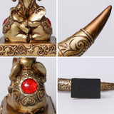 Maxbell Creative Simulation Elephant Art Decoration Birthday Gift for Table Sculpture A