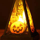 Maxbell Halloween LED Lamp Pendant Decorative Gift for Bedroom Tabletop Outdoor Pumpkin