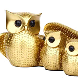 Maxbell Family of Four Owl Statue Decorative for Bedroom Housewarming Gift Desk
