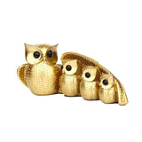 Maxbell Family of Four Owl Statue Decorative for Bedroom Housewarming Gift Desk