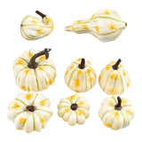 Maxbell 8Pcs Artificial Pumpkin Decoration for Thanksgiving Farmhouse Decoration
