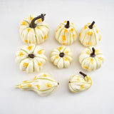 Maxbell 8Pcs Artificial Pumpkin Decoration for Thanksgiving Farmhouse Decoration