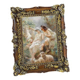 Maxbell Resin Photo Frame 5x7 Carved Antique Ornate for Home Decor Wedding Wood